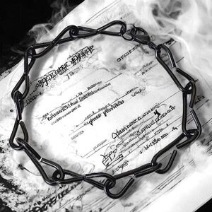 5 For $25💫Black Alternative Links Chain Bracelet